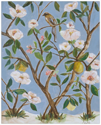 Chelle Chinoiserie I (blue)