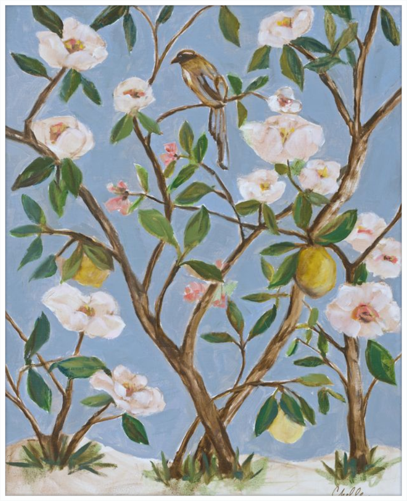 Chelle Chinoiserie I (blue)