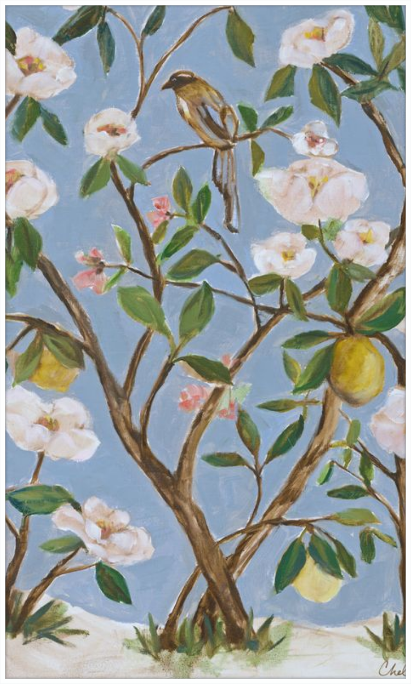 Chelle Chinoiserie I (blue)