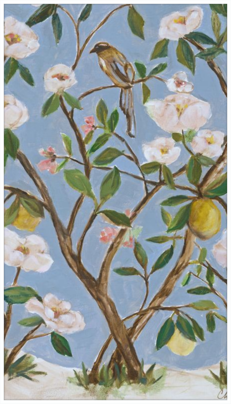 Chelle Chinoiserie I (blue)