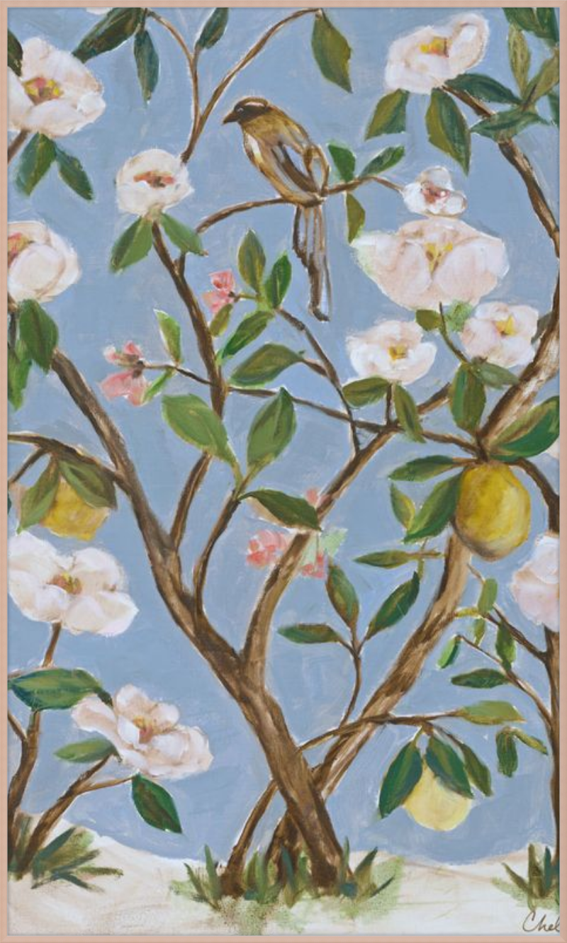 Chelle Chinoiserie I (blue)