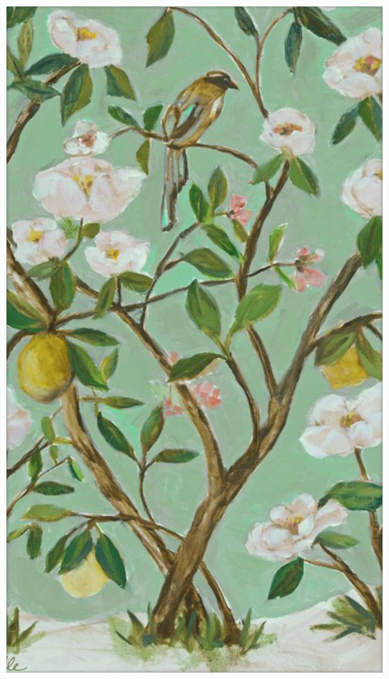 Chelle Chinoiserie II (green)