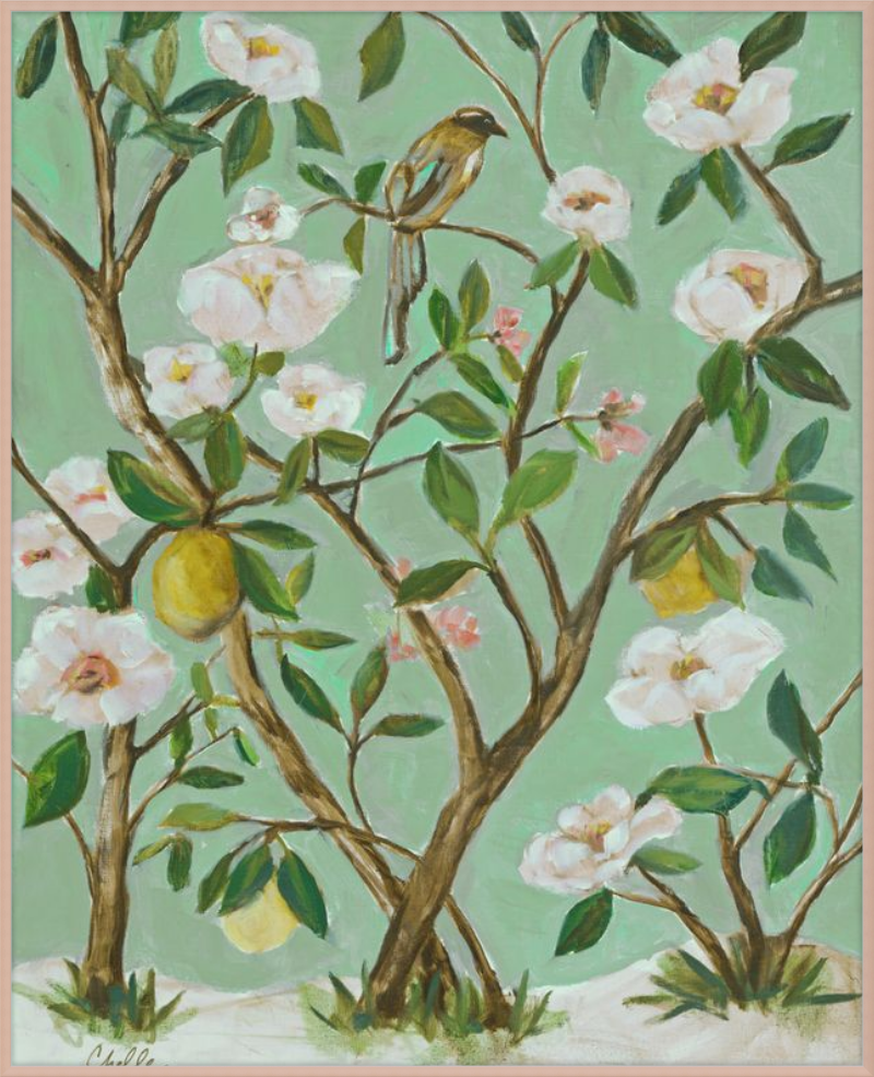 Chelle Chinoiserie II (green)