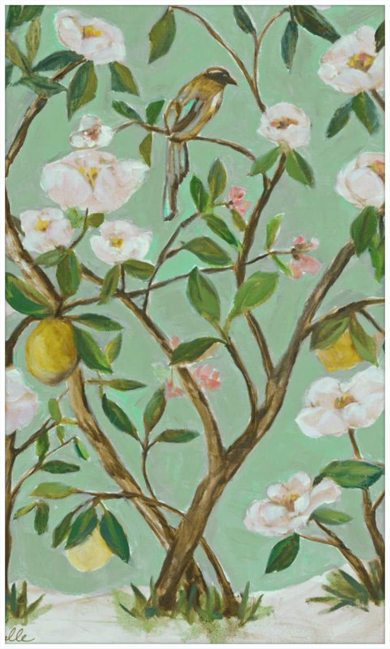 Chelle Chinoiserie II (green)