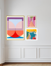 Peach Persuasion Gallery Wall - Set of 3