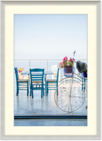 Modern Blue Escape, Gallery Wall set of 6