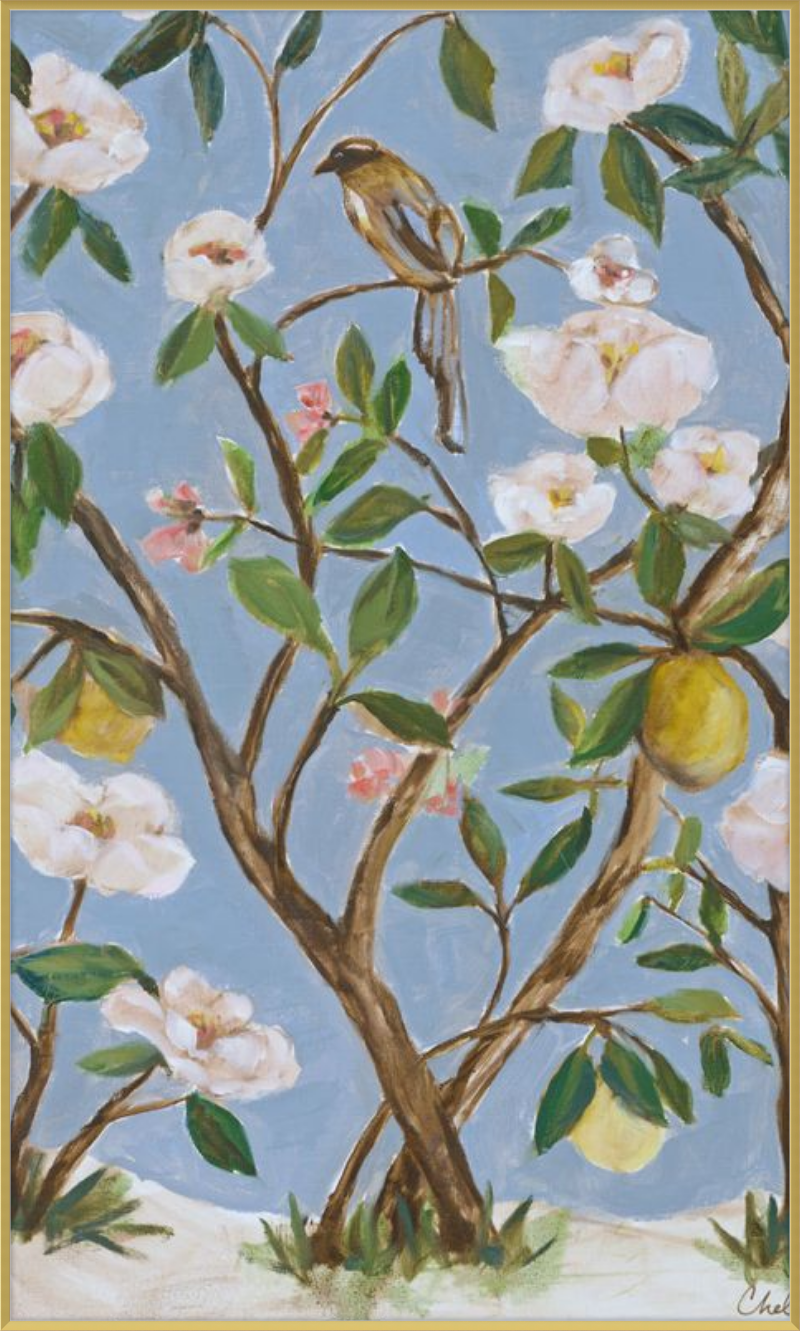 Chelle Chinoiserie I (blue)