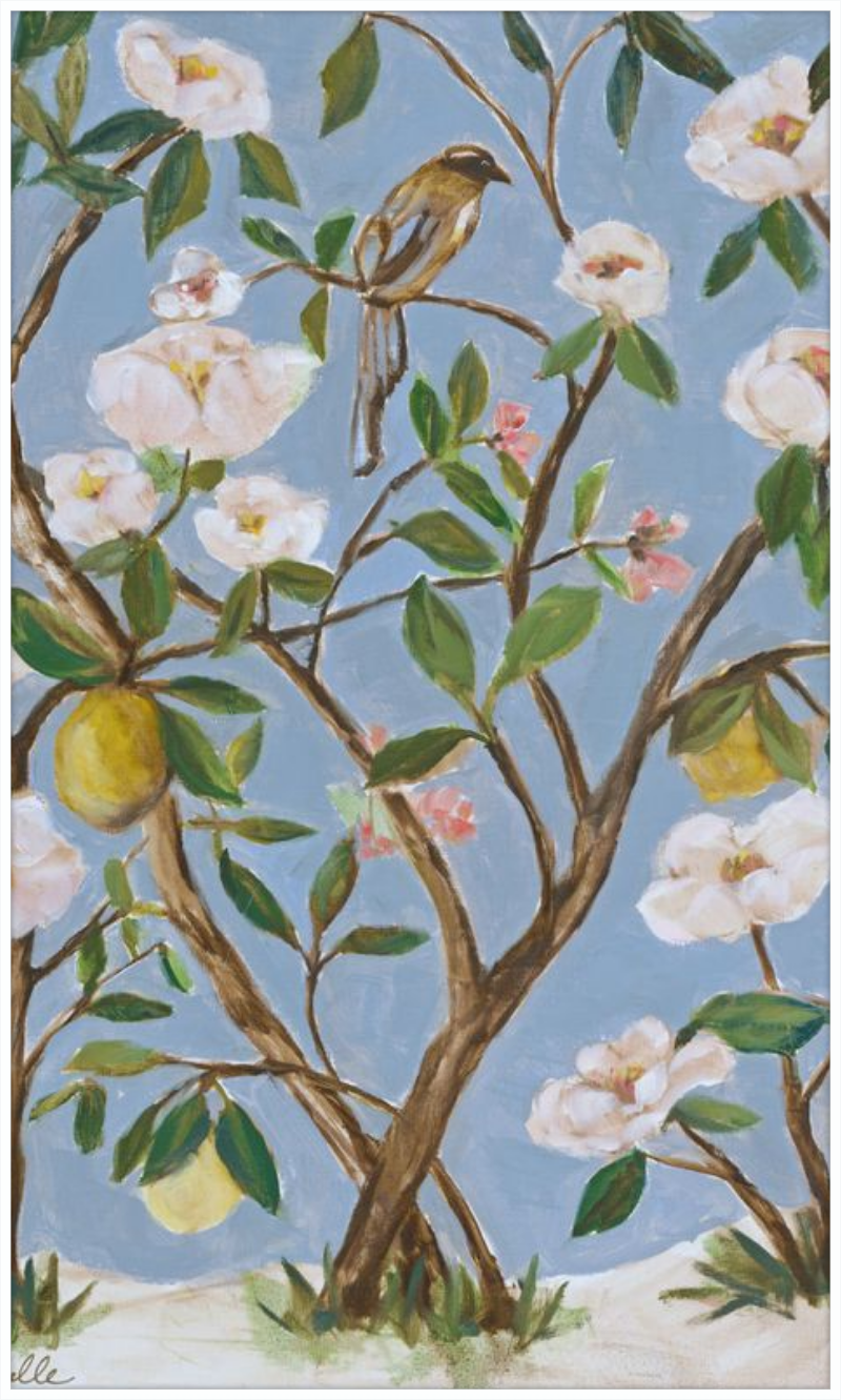 Chelle Chinoiserie II (blue)