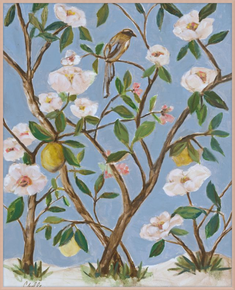 Chelle Chinoiserie II (blue)