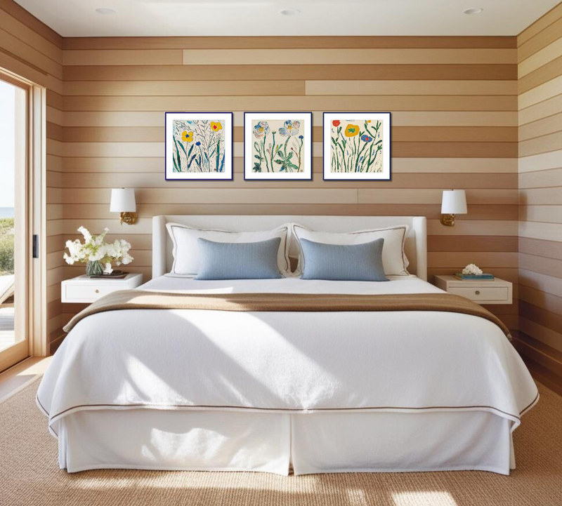 Wild Wild Wild Flower - Gallery Wall Set of 3