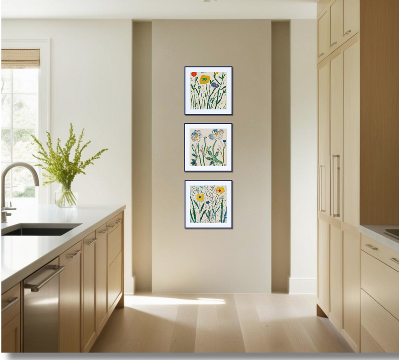 Wild Wild Wild Flower - Gallery Wall Set of 3