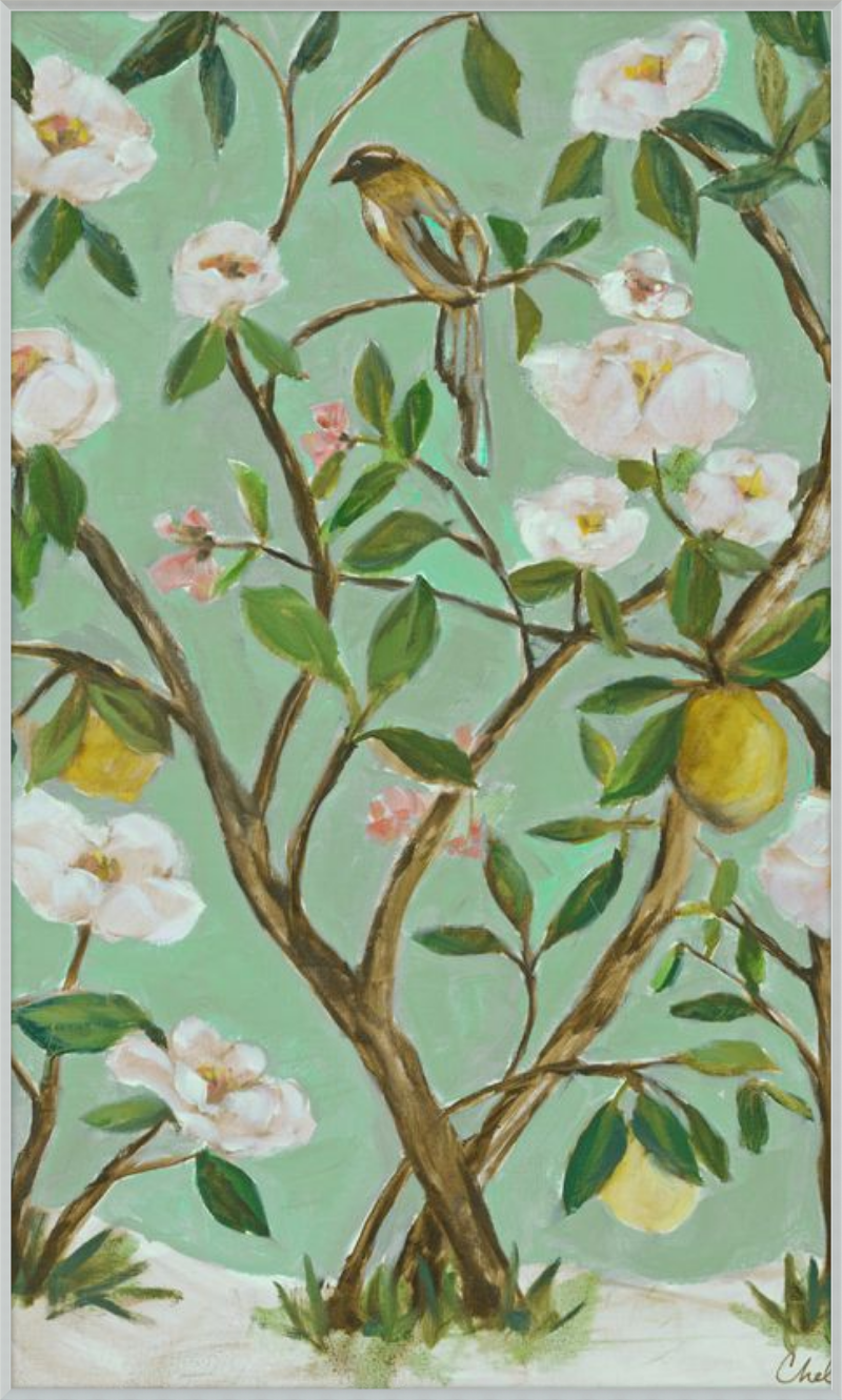 Chelle Chinoiserie I (green)