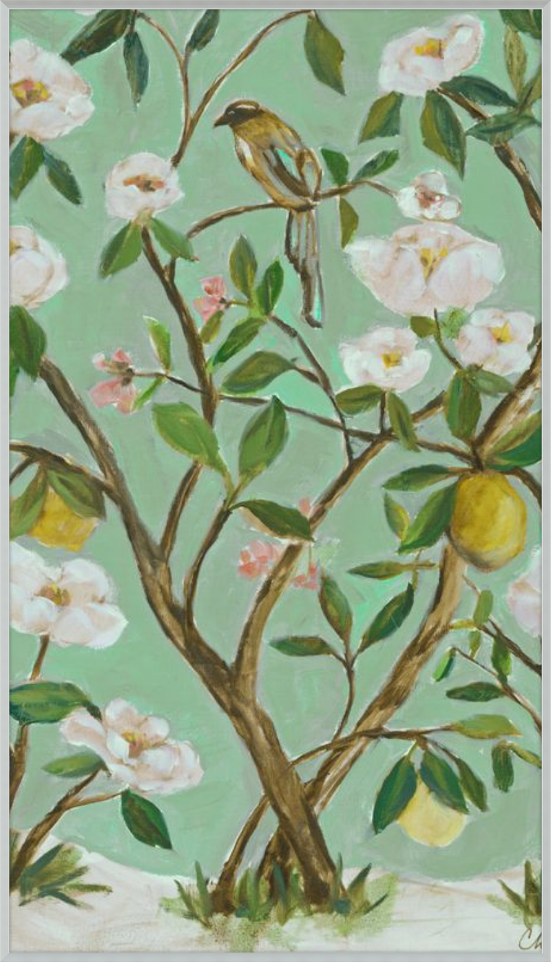 Chelle Chinoiserie I (green)